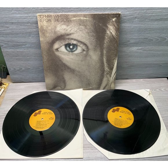 Johnny Winter Before the Storm 2LP VG+ Gatefold Blues Hard Rock 1973 Janus - Picture 1 of 9